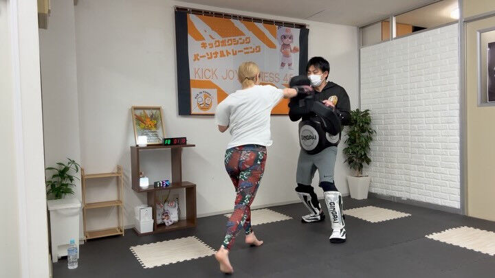 渋谷ジムトレーナー時代の会員さんが、遥々ジムに遊びに来てくれ