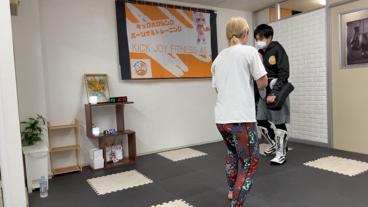 渋谷ジムトレーナー時代の会員さんが、遥々ジムに遊びに来てくれ